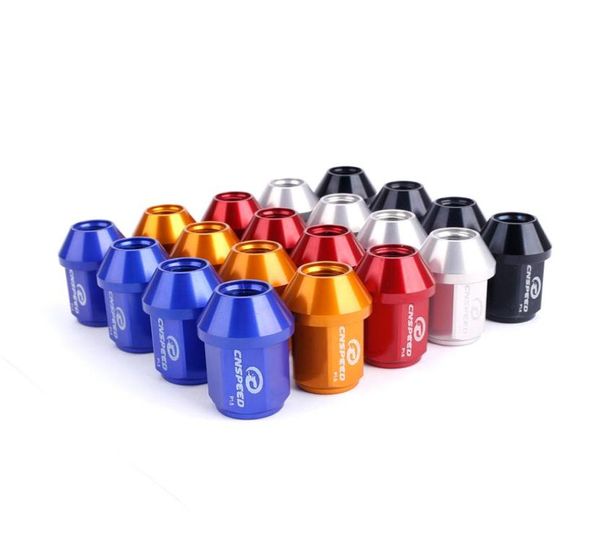 CNSPEED 20PCS M12X15 RACING FORGED 7075T6 ÉCRUPEMENTS DE LUG ALUMINUM 35 mm Racing Lug Nut Wheel Lug1261095