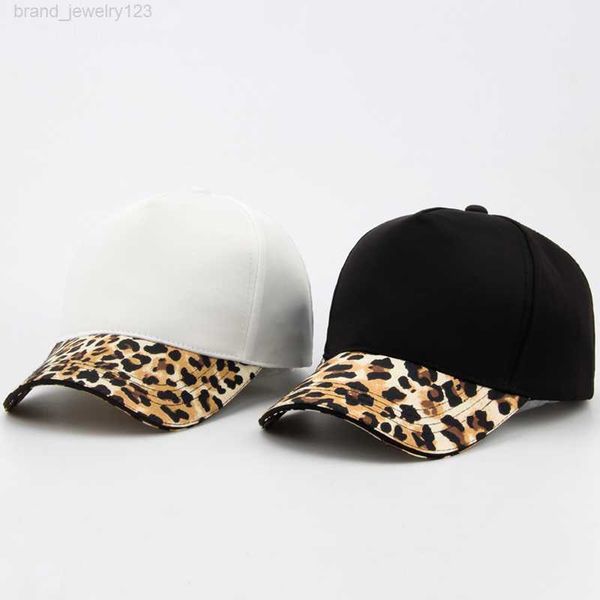 CNTANG, gorra de béisbol con estampado de leopardo para mujer, gorras de Hip Hop a la moda, gorra informal de marca de diseñador para mujer, gorra Snapback para niñas y mujeres