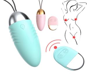 CO 18 10 Modi Wireless Remote Control Vibrators Jump Eggs vrouwelijke Clitoral Stimulator Vaginale GSPOT Massager Sex Toys voor WO9515455