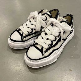 Co Branded Mihara Yasuhiro Mmy Oplossende schoenen voor mannen en vrouwen veelzijdige ademende kleine witte schoenen Casual board schoenen