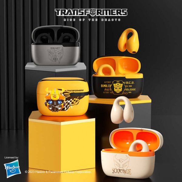 CO Transformers de marque True True Wireless Bluetooth Clip Condolons Écouteurs Bumblebee High Volume Cool Long Term Wear Aucune douleur