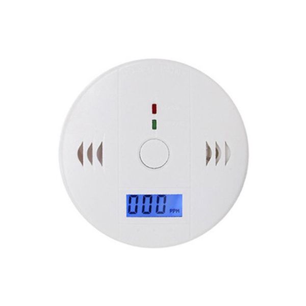 Probador de monóxido de carbono CO Alarma Detector de sensor de advertencia Detectores de envenenamiento por fuego de gas Pantalla LCD Vigilancia de seguridad Seguridad en el hogar 209r