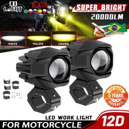 CO Light 3inch Motorcycle Fog Lights 6000K 3500K LED OFF Road Driving Light 20000lm Auxiliary Spot Work Lights for Truck Car ATV