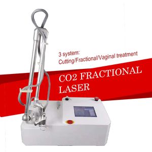 Machine de resurfaçage de peau d'articles de beauté de Laser fractionnaire portatif de Laser fractionnel de CO2 pour l'enlèvement de ride et l'enlèvement de cicatrice d'acné