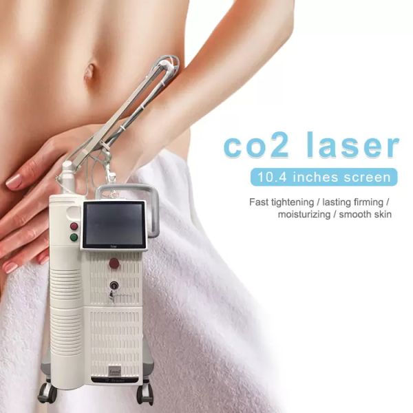 Máquina profesional de láser fraccionado de CO2 Removedor de pigmentación Eliminación de cicatrices Equipo de rejuvenecimiento vaginal Tratamiento de estrías Lifting facial para uso en salones