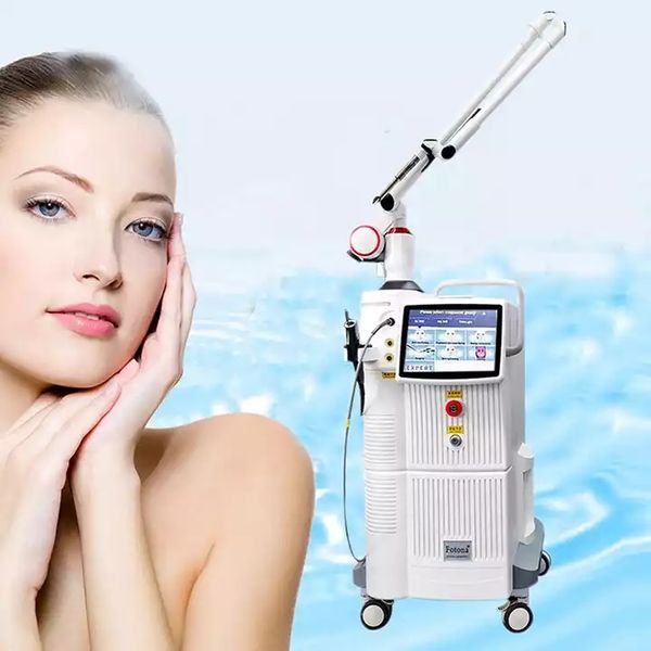 Co2 Fractional Laser RF Equipment 4D Nd Yag Laser Pigmentation Removal Skin Tightening Machine Fotona 2940nm 1064nm