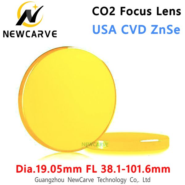 CO2 Laser Focus Objectif Etats-Unis CVD ZnSe Diamètre 19,05 mm FL 38.1-101.6mm 1,5