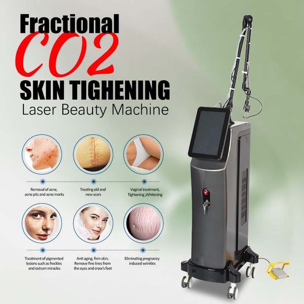 CO2 Láser Fraccionional Láser Beauty Salon Use Equipo Rejuvenecimiento Rejuvenecimiento Máquina de resurgimiento Accionamiento de acné Mancha de mancha Vagina Care Professional Clínica