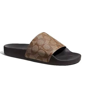 topkwaliteit zomer strand Slippers loafers vrouw Coach schoen Designer Slipper tazz bloei glijbaan Hotel sandale Flat Flip Flop dubbele schoenen DHgate man cadeau Luxe Sandalen