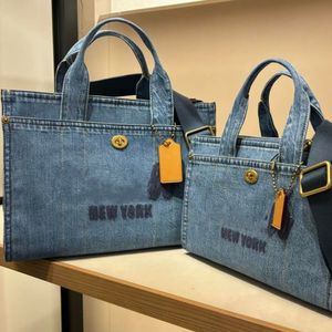 Coachshoulder Tassen Originele Designer Luxe tas Mirror Quality Cargo Denim Crossbody Tassen Echt lederen portemonnees Design Woman Handtas Sac Luxe Dhgate Nieuw