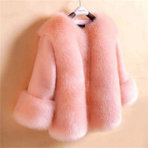 Manteau bébé filles fausse fourrure hiver enfants à manches longues veste de noël chaud enfants neige vêtements d'extérieur 231218