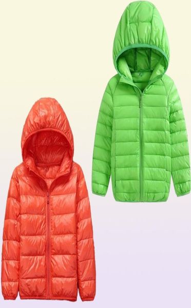 Abrigo Marca 90 Plumas ligeras Niños Niñas Niños 039s Otoño Invierno Chaquetas Bebé Abajo Fitness Outerwear5512923