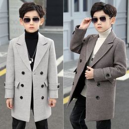 Manteau enfants Boutique vêtements hiver garçons laine à chevrons motif britannique chaud matelassé veste année Eid vêtements P18 231024