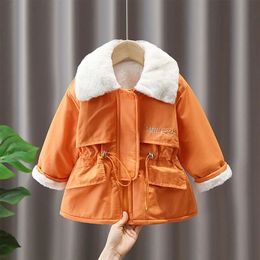 Abrigo Invierno frío ropa para niños pequeños ropa para bebés chaqueta de plumón chaqueta de algodón cálida ropa para niños chaqueta de cintura 231117