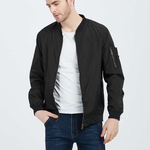 MANTEAU col ample et décontracté veste de baseball mince de style universitaire pour hommes