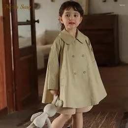 Manteau mode bébé fille princesse coton Trench veste infantile enfant en bas âge coupe-vent printemps vêtements d'extérieur automne vêtements 1-10Y