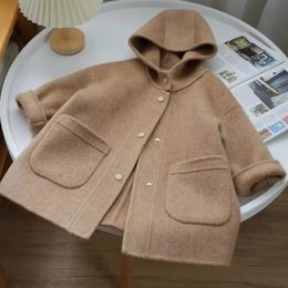 Manteau fille et pardessus veste coupe-vent 2023 beauté chaud épaissir hiver coton fête grande taille vêtements pour enfants 231215