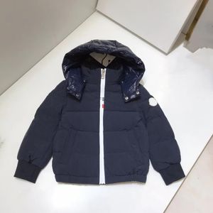 Manteau enfant manteau de créateur vêtements vêtements enfants manteaux fille garçon veste couleur blocage vers le bas blanc duvet d'oie Nylon tissu bébé garçon vêtements dehors