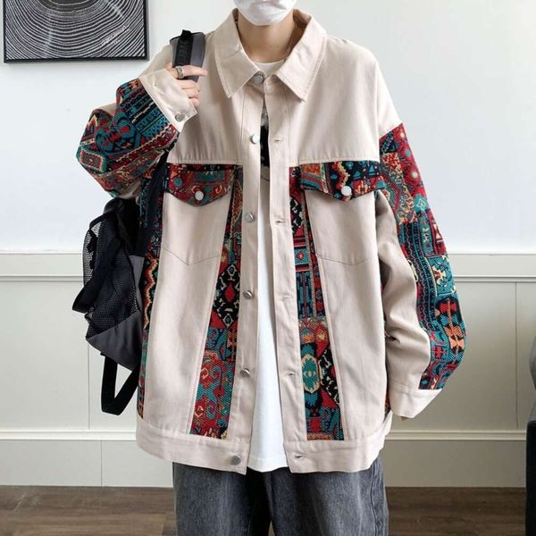 Abrigo para hombre 2024 primavera y otoño nueva moda marca Pi Shuai abrigo de estilo chino para hombre Popular minoría americana Top pesado