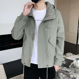 Coat Men's 2024 Spring and Automn Saison New Mountain Outdoor Sports Loisker Fashion Men's Men's Hooded Charge Top