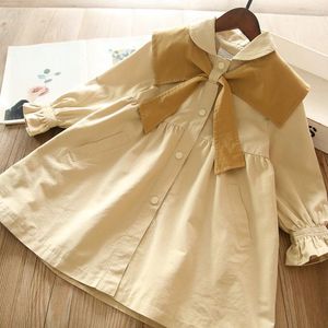 Manteau Printemps 2023 Filles Trench Vente en gros de vêtements pour enfants