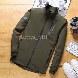 Пальто Stone Monclair Куртка Tech Jacket Clothing Cp 2023 Пальто Вставка с боковым швом Сумка Пятно Кашемировая молния Весенне-осенняя хлопковая короткая повседневная куртка для молодых мужчин 602