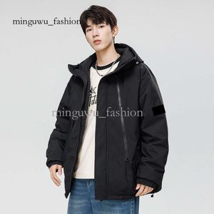 Manteau Stone Monclair Veste Tech Veste Vêtements CP Manteau Couture Latérale Insert Sac Spot Cachemire Fermeture Éclair Printemps et Automne Coton Court Veste Décontractée Pour Jeunes Hommes 11