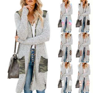 Enduit femmes tricots 2023 automne/hiver Europe amérique lâche couleur unie tricots femme Cardigan mi-longueur t-shirts porter