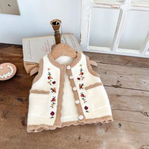 COATS 03Y Girl Baby Fashion Fashion Borded Knitting Chals