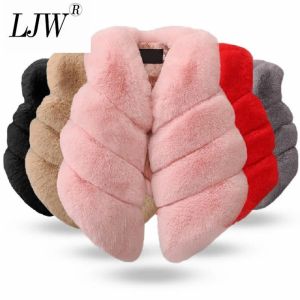 Mounds 2021New Baby Girl Vêtements d'hiver Vesteaux de fourrure artificiels manteaux Chauffage de gain chaud veste sans manches