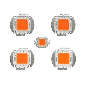 COB Led Puce Led Perles Source de Lumière 30MIL 35MIL 45MIL 10-50W 100W Diode Lumière du Soleil Spectre Complet Plante Élèvent la Lumière 380nm - 840nm pour Fleurs Croissance Lampe Semis Crestech