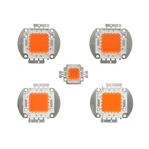 COB Led Chip Led Kralen Lichtbron 30MIL 35MIL 45MIL 10-50W 100W Diode Zonlicht Volledig Spectrum Plant Groei Licht 380nm - 840nm voor Bloemen Groeiende Lamp Crestech168