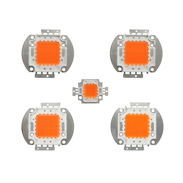 COB Led Chip Led Beads Fuente de luz 30MIL 35MIL 45MIL 10-50W 100W Diodo Luz solar Espectro completo Luz de cultivo de plantas 380nm - 840nm para lámpara de cultivo de flores Crestech168