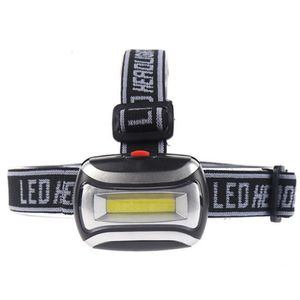 COB LED lampe frontale 3 modes 600LM phare lampe de poche étanche 3x3A batterie lampe frontale extérieure Camping randonnée pêche chasse lumière