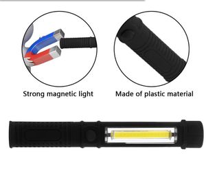 COB LED Mini lampe d'inspection de travail lampe de poche lampe de poche avec aimant lampe torche de camping Portable