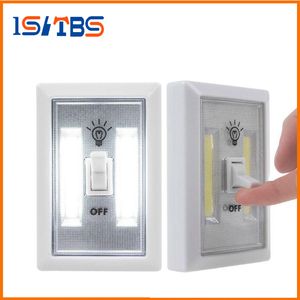 COB LED interrupteur lumière sans fil sous armoire placard cuisine RV veilleuse applique murale intérieure veilleuses
