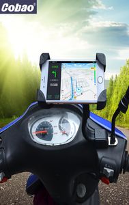 Cobao Universal Scooter Motorfiets Telefoonhouder Stand Navigatie Mobiele ondersteuning voor Mobile Phone Motorcycle iPhone Holder 5S 6 7 C188064016