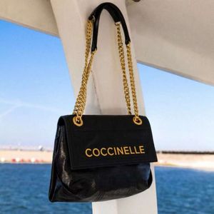Coccinelee/Kirchner Iris Satchel Handheld Oil Wax Ketting Tas enkele schouder crossbody tas