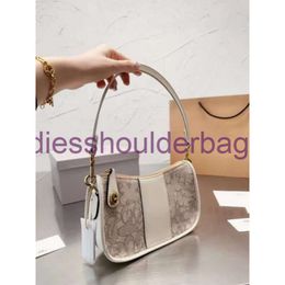 coche Schoudertassen Luxe Designer Tas Nieuwe Swinger tas leer Canvas stiksels handtas Fashion design Enkele schoudertas crossbody damestas