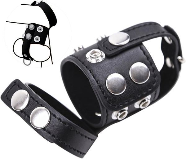 COQUE RONNE CORDAGE DE BONCTION AVEC LE CHASTITÉ RÉGLABLE CEINTURE CEINTURE SCROTUM SCROTUM RÉSÉRABLE BDSM SEX TOYS pour un jeu sensuel amélioré et intime