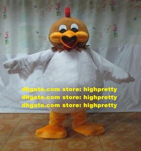 Cock Rooster Hen Chicken Chook Mascot Kostuum volwassen stripfiguur Karakter Lint Cere Opening New Business ZZ6831