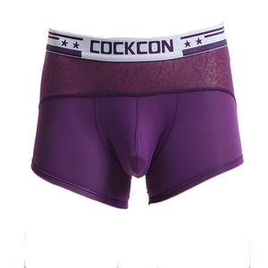 Cockcon Heren Kant Boxers Zomer Dunne Ademend Jeugd Sexy Hipster Shorts