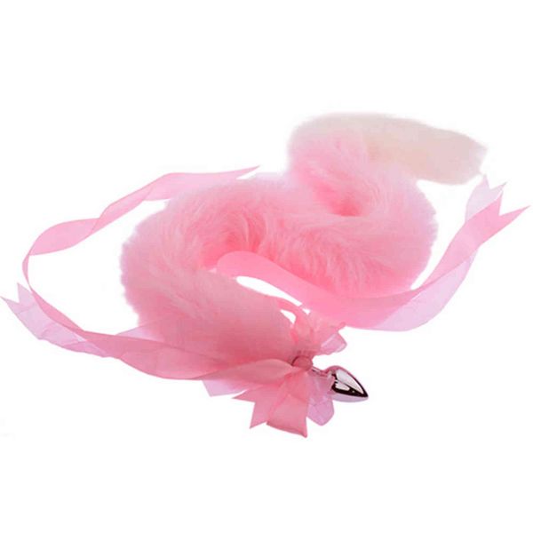 NXY Cockrings Juguetes sexuales anales Sexules Toys 80cm Super Long Fox Tail Plug Solo para adultos Productos eróticos Fetiche Dilatador Ano Masaje de próstata Artículos íntimos 1123 1124