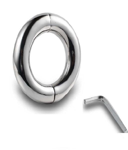 Cockrings Dia 3033404550mm Elija colgante de acero inoxidable bola camilla pene anillo de pene metal esclavo juguete sexual para hombres escroto R3619910