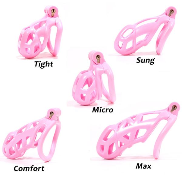 Cockrings Haute Qualité Cobra Rose Dispositif De Chasteté Masculine Avec 4 Anneaux D'arc Cock Cage De Retenue Pénis BDSM Sex Toys Pour Homme Gay 221130