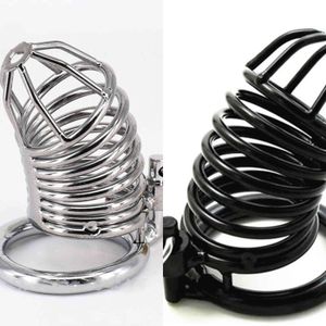 Cockrings Dispositifs De Chasteté Masculine Cage En Métal Ceinture Pour Hommes Serrure De Pénis Bondage Alliage Anneau Équipement De Sexe Pour Homme Pénis Jouet 1123