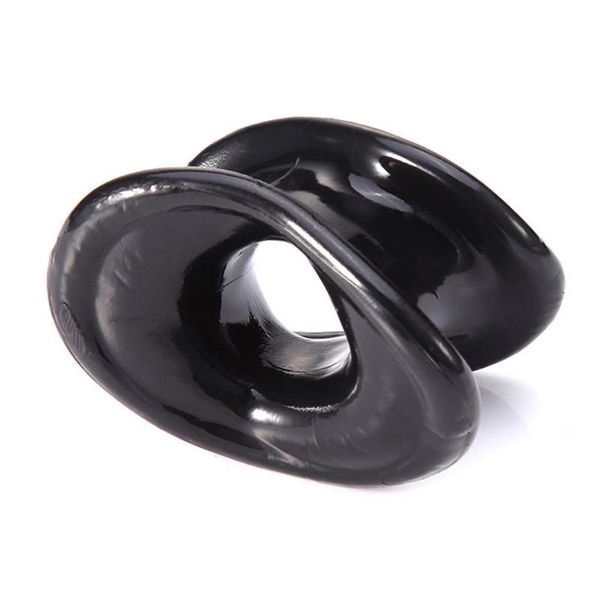 Cockrings Homme Scrotum Testicule Squeeze Ring Cage Soft Stretcher Enhancer D1629