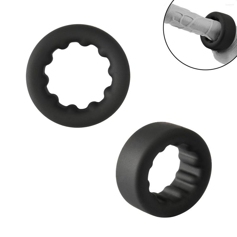 Cockrings Maschio Silicone Penis Lock Cock Ring Erezione Ritardo Eiaculazione Piccola dimensione Riutilizzabile Ball Barella Giocattolo del sesso Uomini grandi