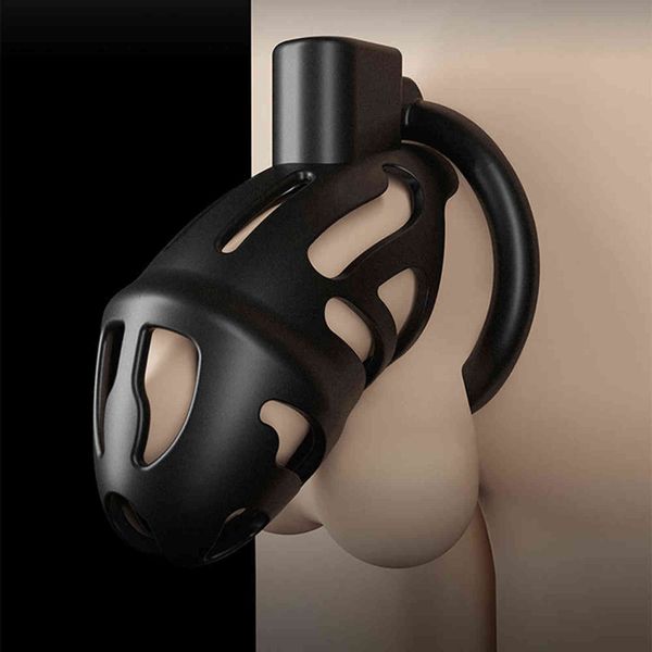 NXY Cockrings Mamba chasteté coq Cage dispositif jouets sexuels pour hommes anneau de pénis mâle Bondage serrure CBT BDSM Gay Ladyboy 1124