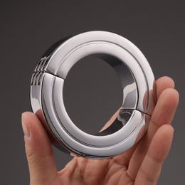 Cockrings metalen stalen haanring stimulator zware penile ring volwassen product mannelijk open haan ring seks speelgoed 230425